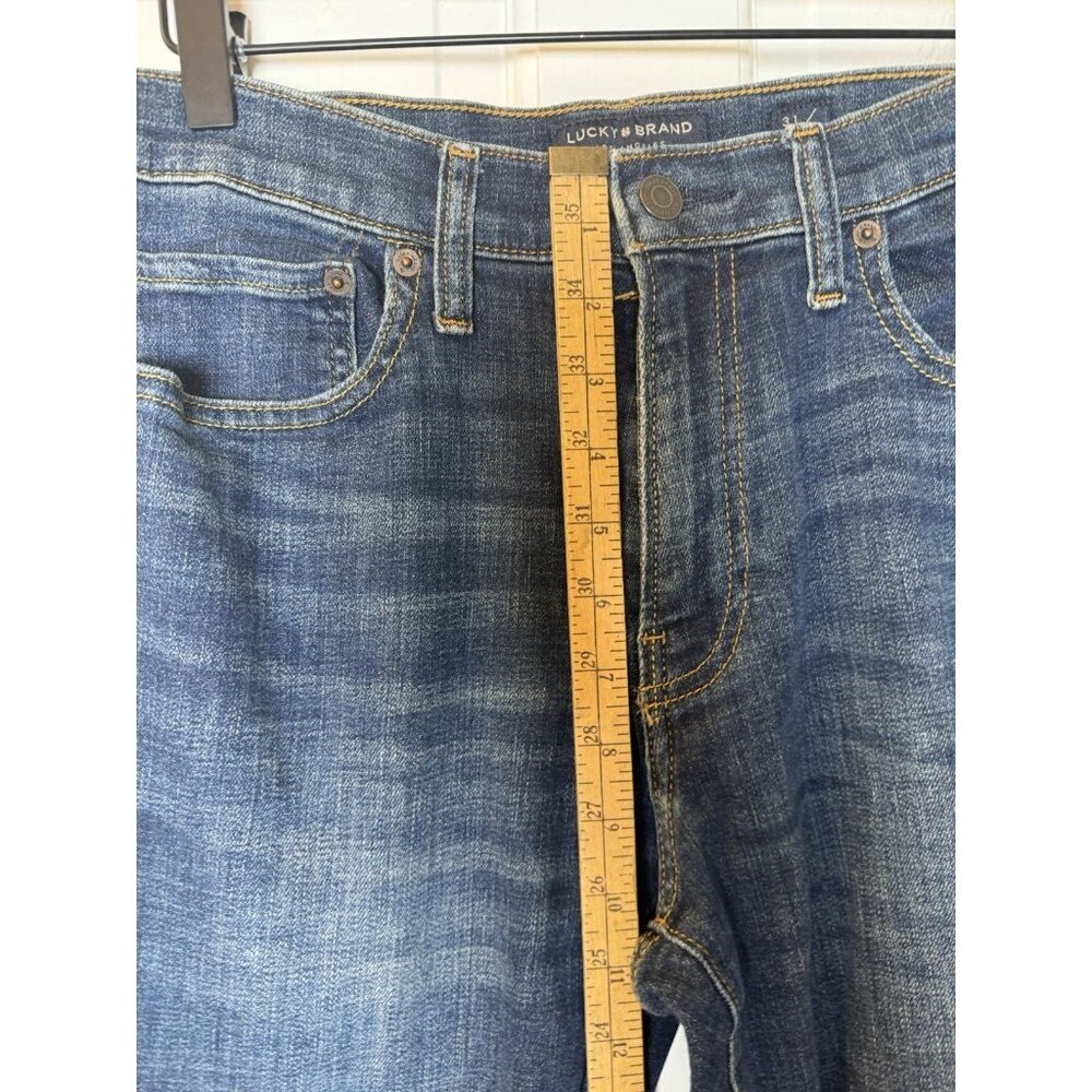 Lucky Brand Men’s Jeans 121 Slim Straight Blue Denim Size W32x29L - Tag 31Wx30L - Picture 6 of 11